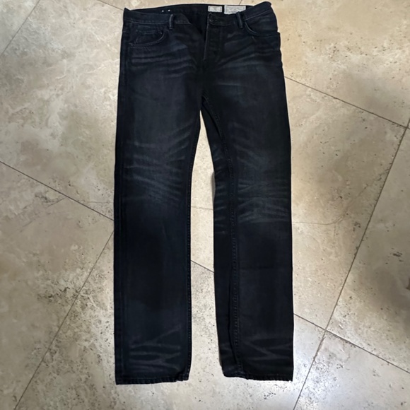 All Saints Men's Iggy Slim Jeans - Black Size 36 Fits like a 29-30 - Picture 7 of 9